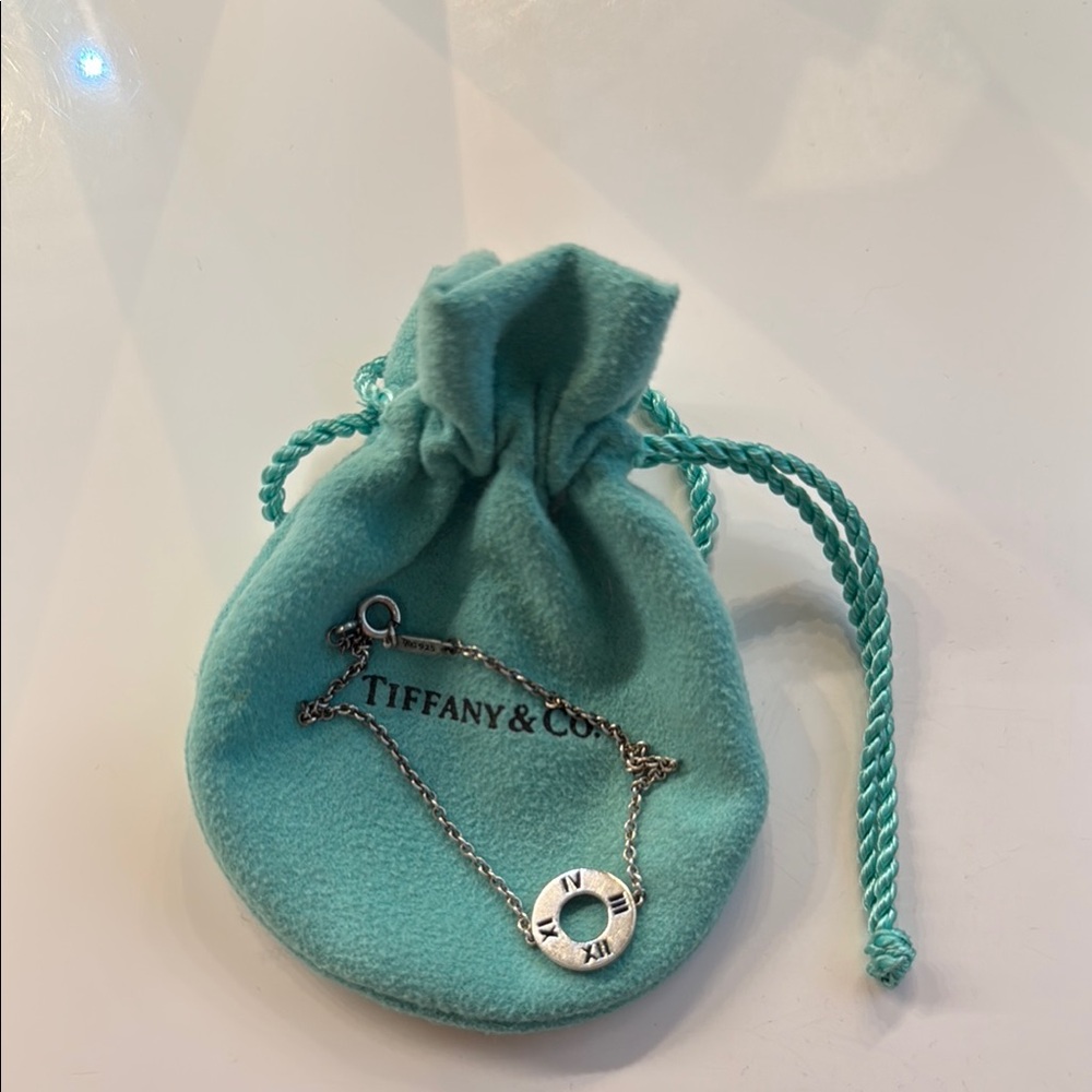 Retired Tiffany & Co. Silver Atlas Pierced Bracelet